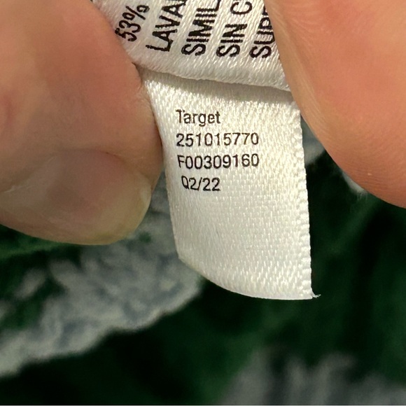 La Ligne For Target Collab Womens Medium 1/4 Zip Green & Blue Stripe Sweater - Picture 6 of 6